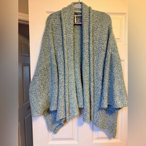 Free People Textured Blue swing cardigan-XS